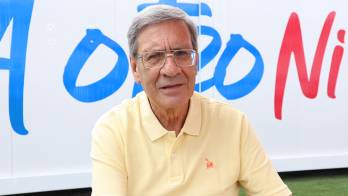 Mauricio Vargas en su gira por Panamá.