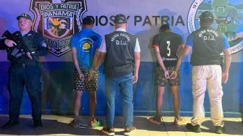 Los sospechosos fueron puestos a órdenes de las autoridades competentes