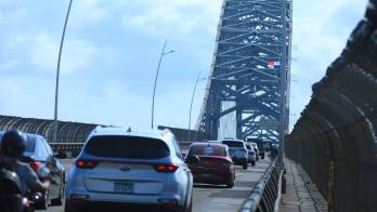 Reapertura de este martes del Puente de las Américas.
