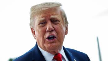 El presidente de Estados Unidos Donald Trump habló alto y claro.