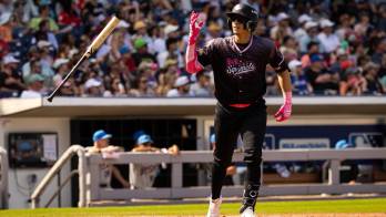 Adrián Sugaste bateó su segundo jonrón de la temporada.