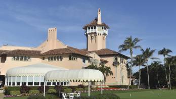 Vista general del resort Mar-a-Lago del presidente estadounidense Donald J. Trump en Palm Beach, Florida.
