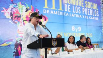 El presidente de Colombia, Gustavo Petro hizo un llamado a revivir el sueño bolivariano y consolidar un bloque fuerte y unido