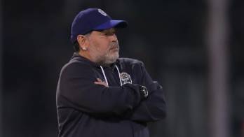 Fotografía de archivo de Diego Maradona.