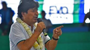 El expresidente de Bolivia Evo Morales.