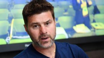 En la imagen un registro del entrenador argentino de fútbol, Mauricio Pochettino.