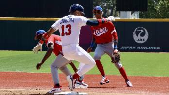 Allen Córdoba se fue en blanco en cuatro turnos, con dos ponches.