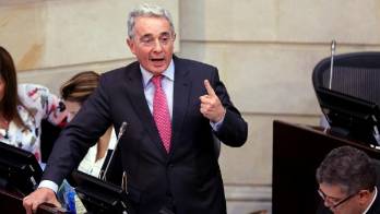 Expresidente Alvaro Uribe .