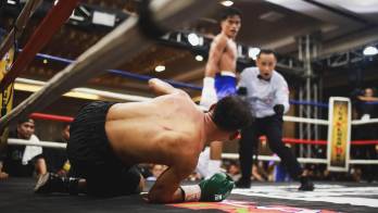 El panameño Luis Concepción cayó en el octavo asalto tras un castigo sostenido de Kenneth Llover, quien mantuvo su invicto.