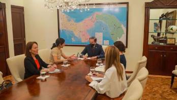 Cortizo y directora regional del PNUD para América Latina destacan esfuerzos de Panamá