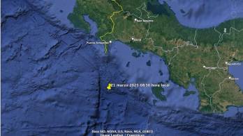 Movimiento se sintió con fuerza en poblados ubicados en la zona fronteriza de Panamá con Costa Rica.