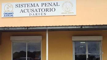 Sede del Sistema Penal Acusatorio en Darién, donde se desarrolló el juicio por femicidio.