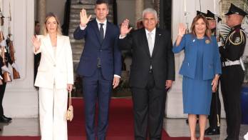 La reunión entre Mulino y Peña fue en el Palacio de Las Garzas.