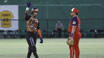 Luis Durango durante el partido.