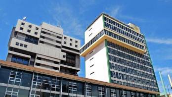 Fachada de la entidad de seguridad social.