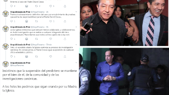 Arquidiócesis informa que Cosca sigue separado por una investigación interna