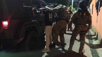 Unidades de Senafront desplegaron operativos en distintos puntos de Chepo para ubicar a los responsables del ataque armado.