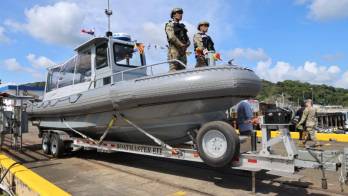 EEUU dona a Panamá 4 lanchas para fortalecer la seguridad del Canal y la lucha antidrogas