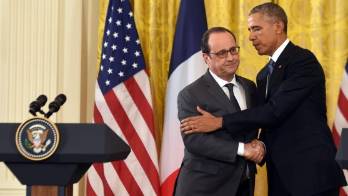 Presidente de Francia y Estados Unidos .