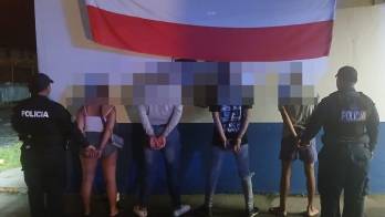 Fueron detenidos en Vacamonte, Arraiján.