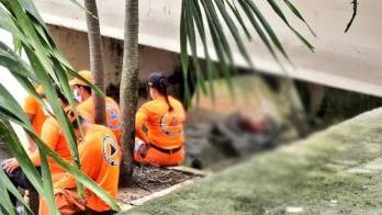 Al sitio llegó personal de Sinaproc.