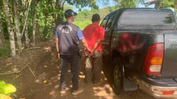 La Policía Nacional y el Ministerio Público coordinaron las diligencias que terminaron con dos aprehensiones en Veraguas.