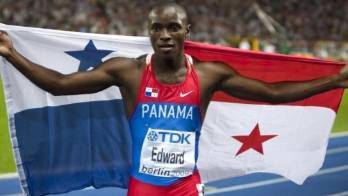 El velocista Alonso Edward.