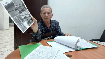 El profesor Alcibiades Atencio.