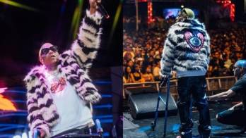 ¡Japanese no se deja! Interpretó sus éxitos en andadera