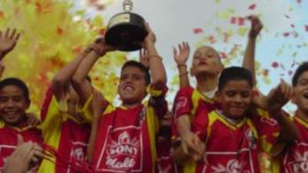 James (10) en los torneos infantiles en Cúcuta.