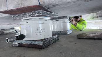 Repararán los pedestales del tramo Marino del Corredor Sur