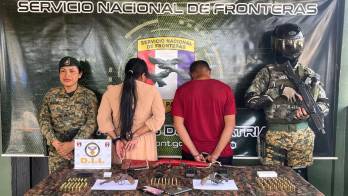 Material decomisado tras las aprehensiones en Bocas del Toro.