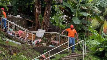 El incidente ocurrió a la 1:10 de la tarde.