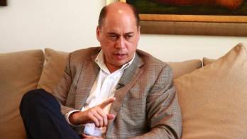 Ministro de Seguridad Rodolfo Aguilera..