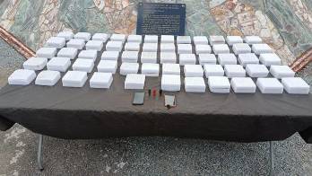 Droga hallada en cilindros en Walla, Darién.