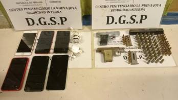 Los custodios divisaron el dron sobrevolando el área.