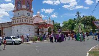 Actividades en el distrito de Santa María.