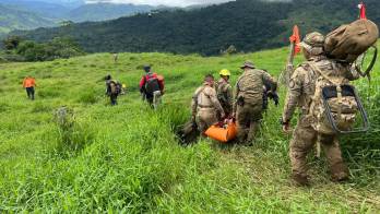 Los heridos fueron trasladados de urgencia hacia el Aeropuerto Internacional Enrique Malek.