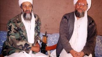 Osama bin Laden y Ayman al Zawahiri.