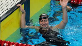 Emily Santos conquista su segunda medalla en Asunción 2025 con una brillante actuación en los 200 metros pecho.