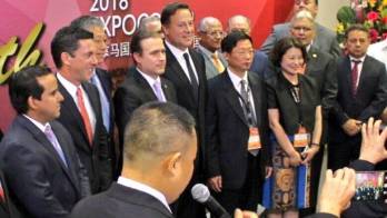 El jefe del gobierno panameño se mostró complacido con la exposición del sector agropecuario en la más importante vitrina comercial de la región.