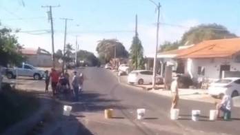 Protesta en Chitré por falta de agua.