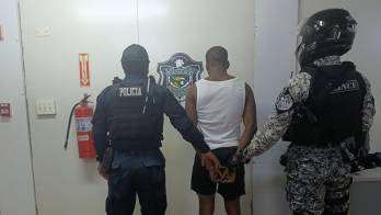 El sospechoso fue ubicado durante un allanamiento desarrollado en Arnulfo Arias.