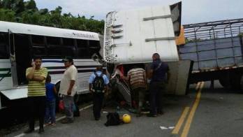 Imágenes del accidente en Bocas del Toro.