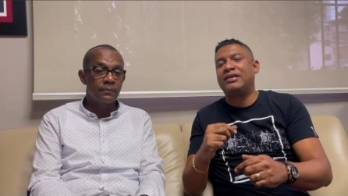 Ávila, a la izquierda, y Lara, a la derecha.