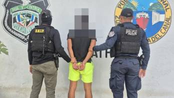 Ameth Aldair Araúz Smith fue capturado durante acciones preventivas realizadas en la comunidad de Guna Nega, en el corregimiento de Ancón.