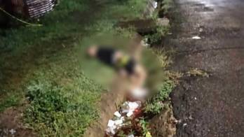 La víctima fue encontrada sin signos vitales dentro de una cuneta en el sector de Las Albinas.