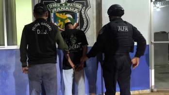 El sospechoso quedó a órdenes de las autoridades luego del operativo realizado en Las Garzas.