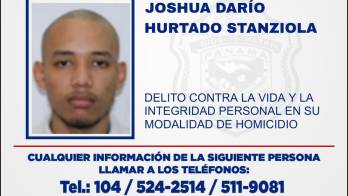 Joshua Darío Hurtado Stanziola es uno de los evadidos del centro penitenciario La Joyita y es requerido por homicidio agravado.