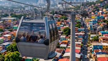 El teleférico contempla seis estaciones y un recorrido de 6.6 kilómetros entre Panamá y San Miguelito.